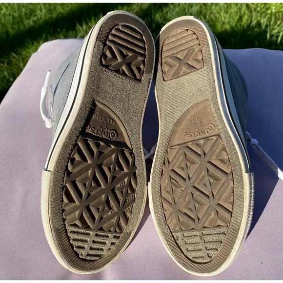 Converse Chuck Taylor All Star Street Mid All Star Grey/ YellowYouth Size 12 - Picture 6 of 8